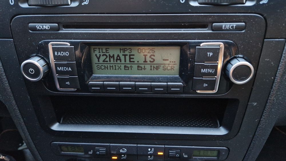 RCD 210 Golf 6, polo, golf 5 caset mp3