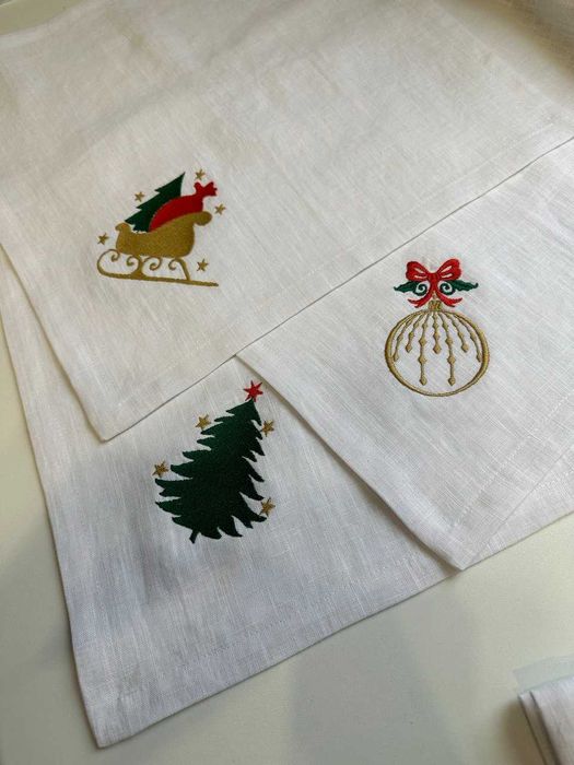 Салфетки сервировочные с вышивкой