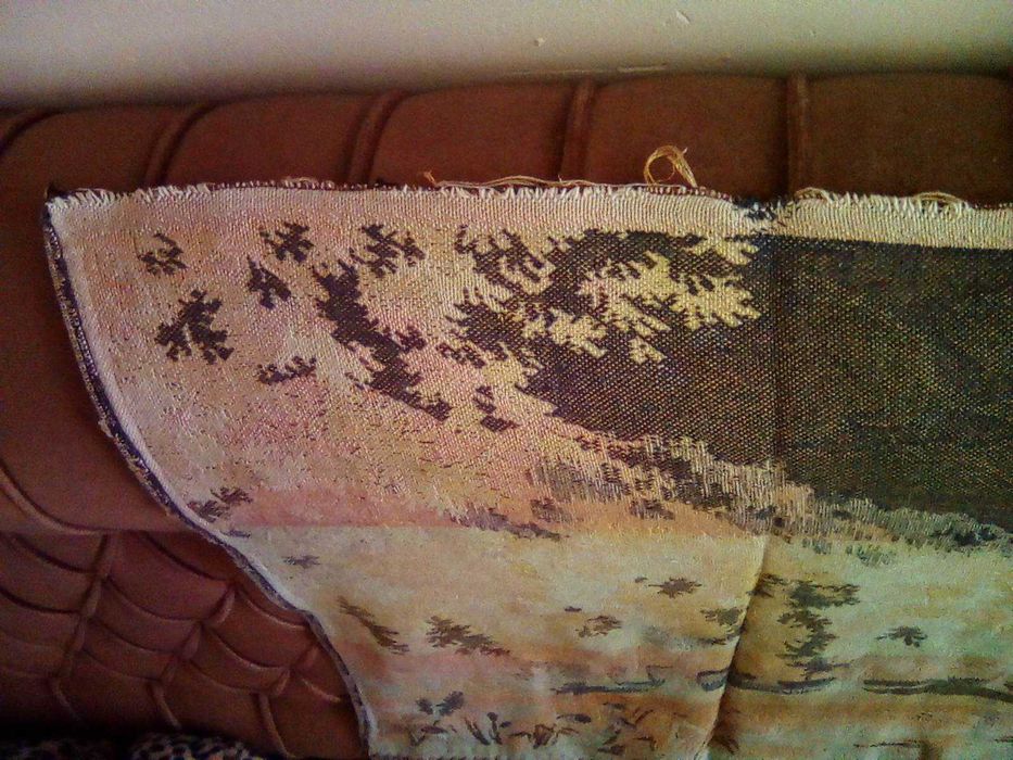 килимче за стена двулицево с ресни