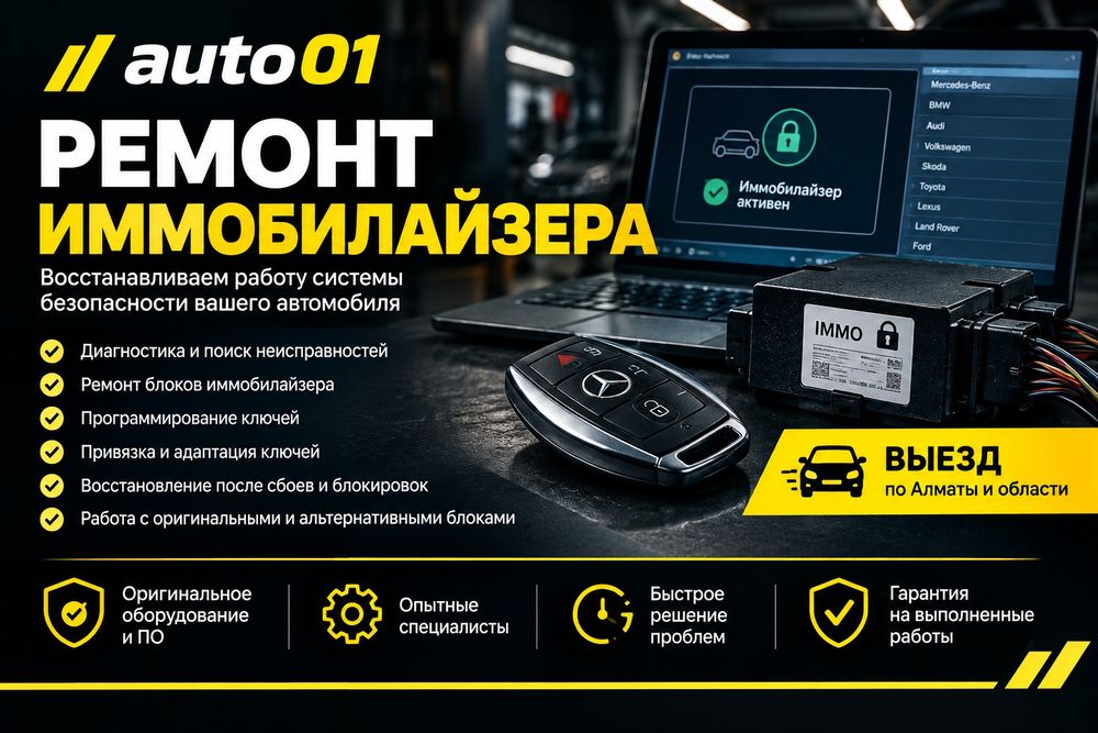 Ремонт иммобилайзера на выезд