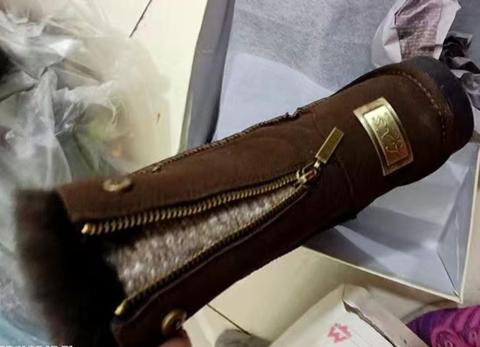 Угги зимние шоколадного цвета