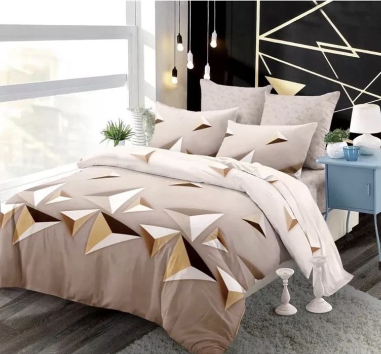 Lenjerie de pat Primavara din finet, 6 piese