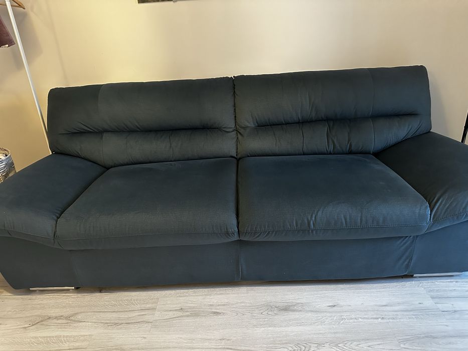 Vand Canapea 3 locuri RAMSEY L.231 l.100 H.87 Stofa verde