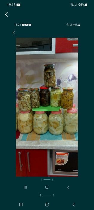 Грибочки маринованные