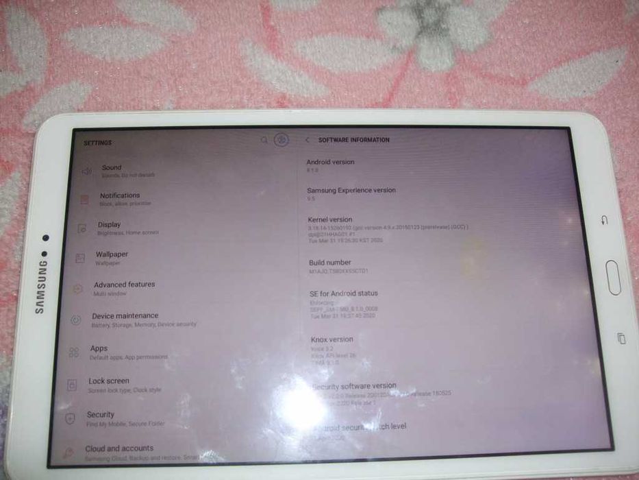 Tableta Samsung SM-T580(Galaxy Tab A6)