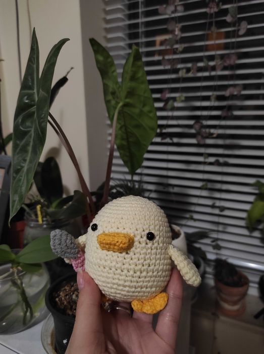 Ръчно изработено плетено пате