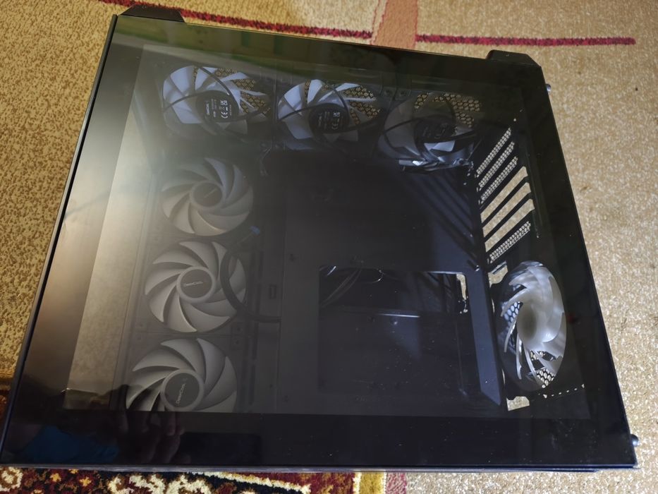 кейс для компа аквариум с rgb кулерами