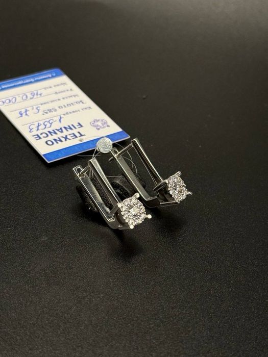 Золото 585  Серьги