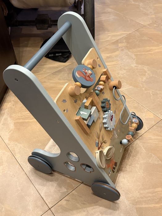 Little Dutch Дървена проходилка с активности Forest Friends