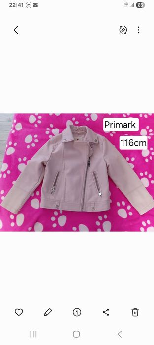 Geaca  Primark roz 116 cm