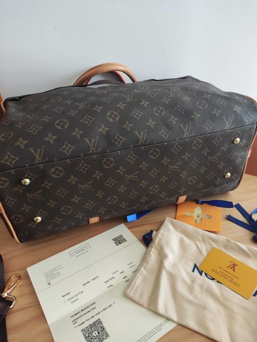In stoc voiaj, geanta sport piele Louis Vuitton 1109.7