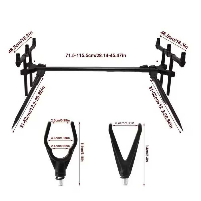 Стойка за Риболов JSFUN  – Идеални за Шарански Риболов!