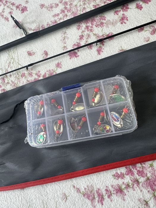 Lanseta Korun Snapper Spinning 2.43/3-15g+Mulineta Yumoshi+accesorii