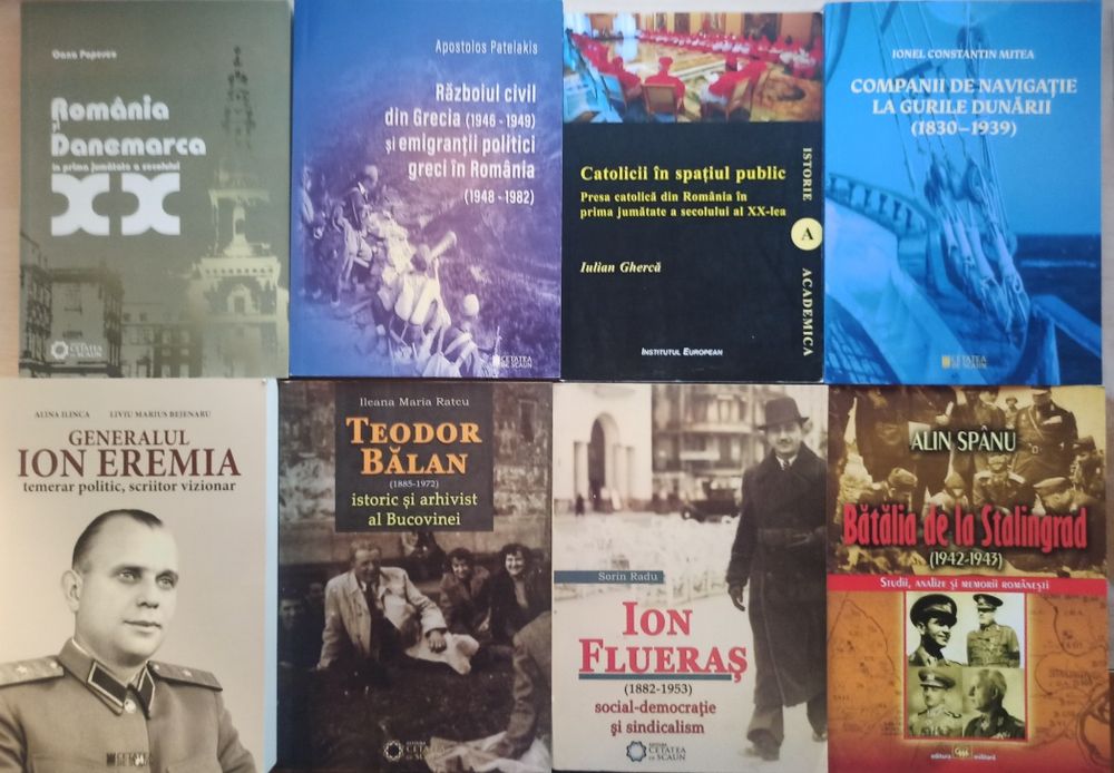 Carti de istorie despre istoria romanilor, despre comunism (lichidare biblioteca)