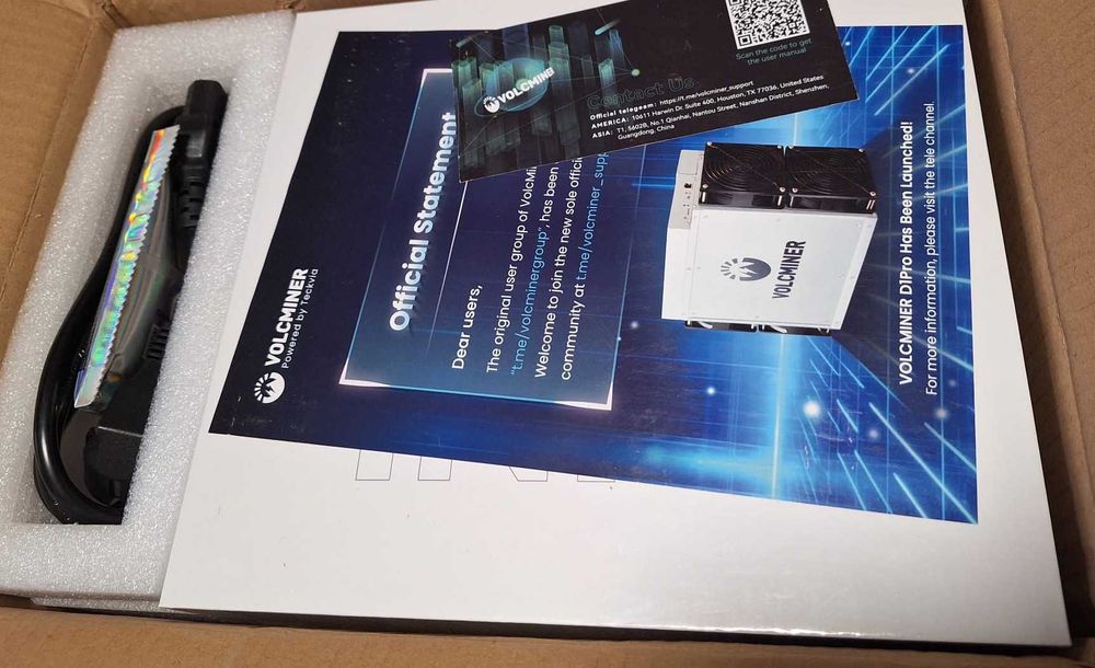 VolcMiner D1 Mini Pre - Miner  DOGE + LTC 2.23 GH/s, 500W, Nou