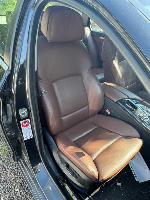 Interior piele maro BMW F10 F11 scaune electrice Memory complet