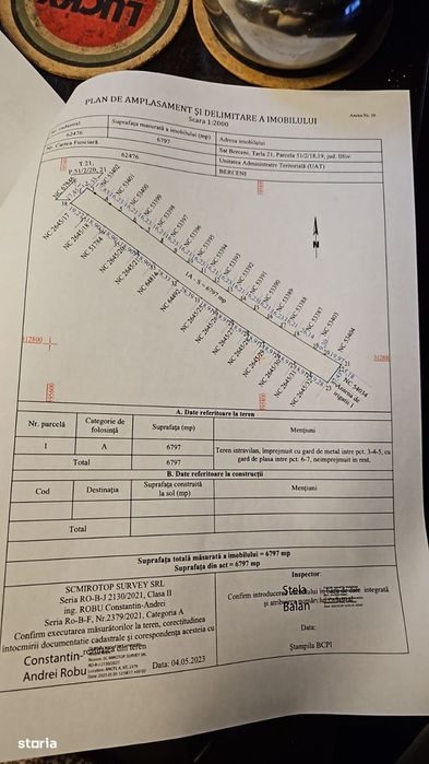 Teren intravilan situat in Orasul Berceni
