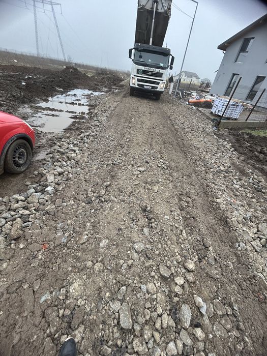 Amenajam drumuri cu beton concasat/frezar de asfalt(bucuresti/ilfov