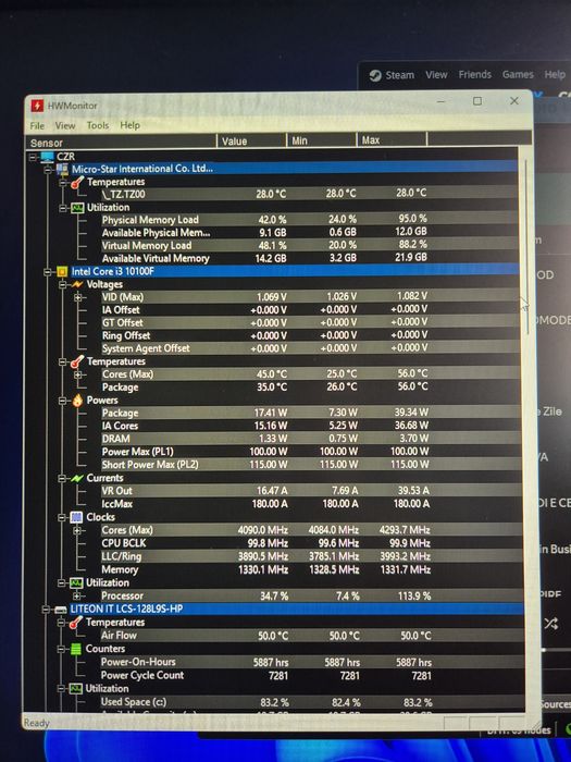 I3 10100F 3.6GHz Bulk
