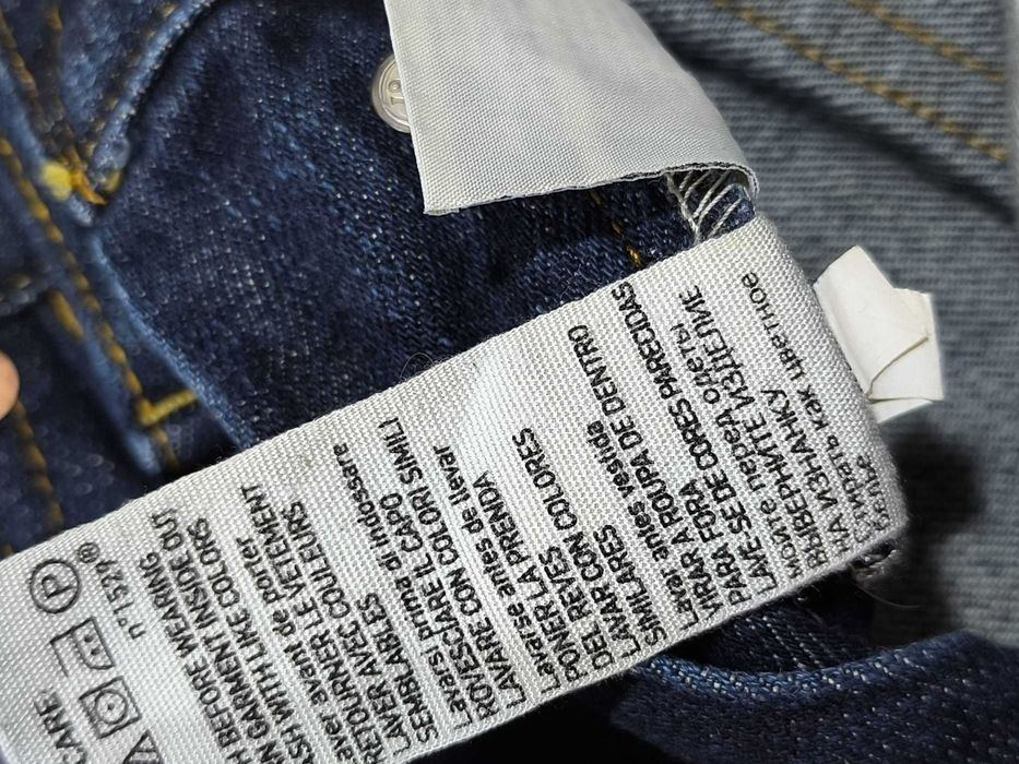 Ralph Lauren Denim & Supply Blugi Raw Denim Jeans Hedi Slimane Rick Owens 33x34