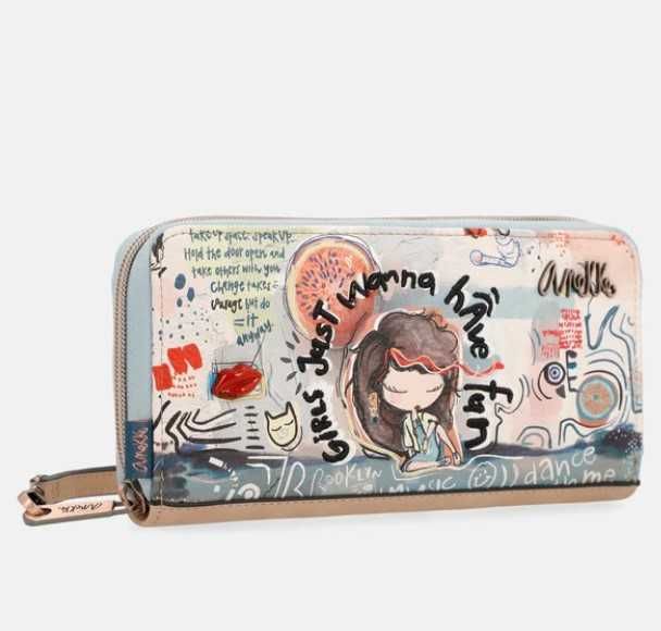 Нов дамски портфейл Anekke/ кожено портмоне Анеке - Испания