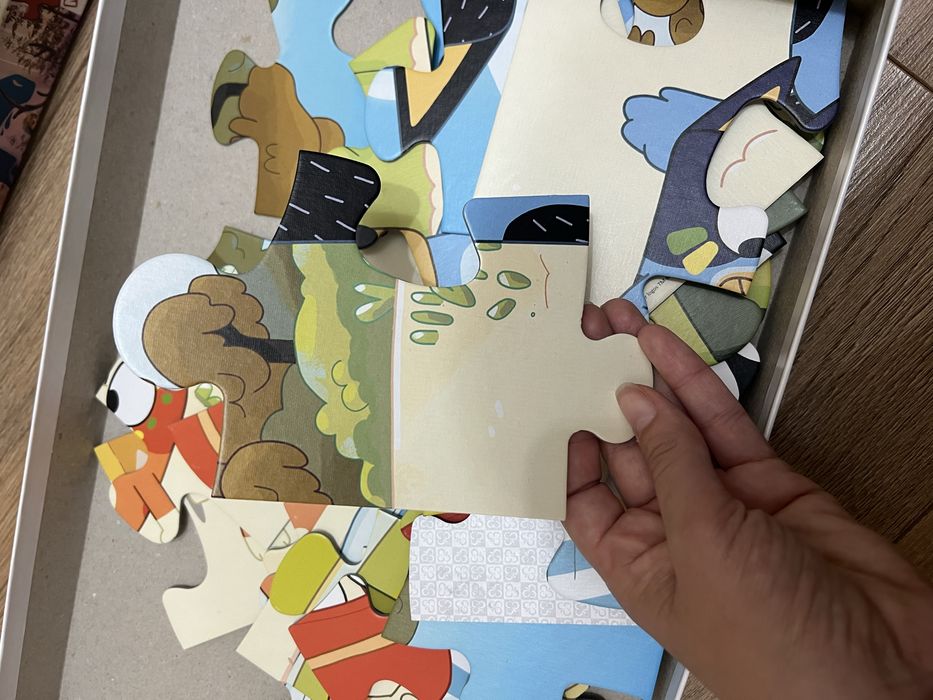 Пъзели с големи части 3+