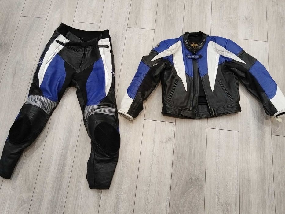 Кожен мото екип 2 части