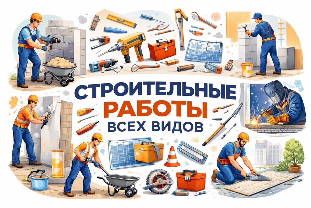 Строительные работы всех видов