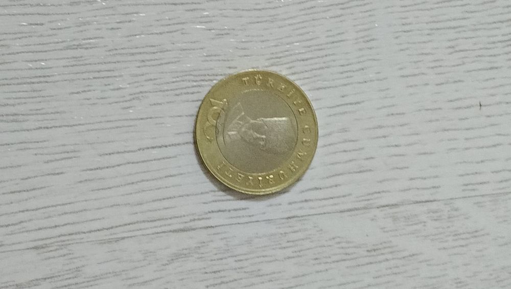 Юбилейна монета 5 турски лири 2023г.