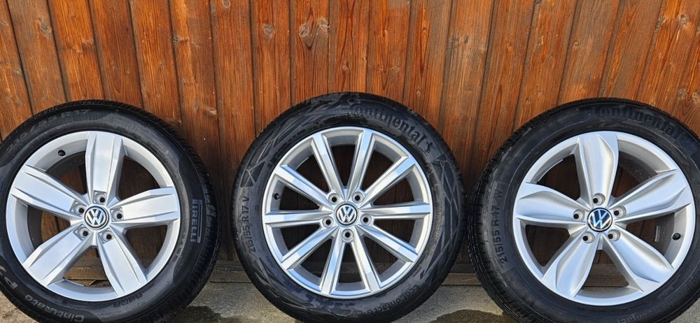 Jante VW Passat B8 3G roti rezervă 3 buc NOI NERULATE O Km 215 55 17