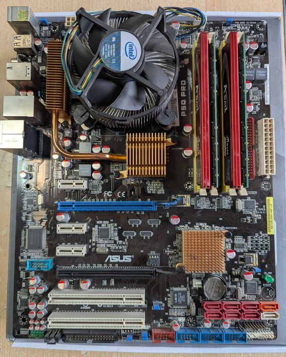 Kit placa baza Asus P5Q Pro, Q8200, 6G DDR3, video X1550 512M, M-Audio