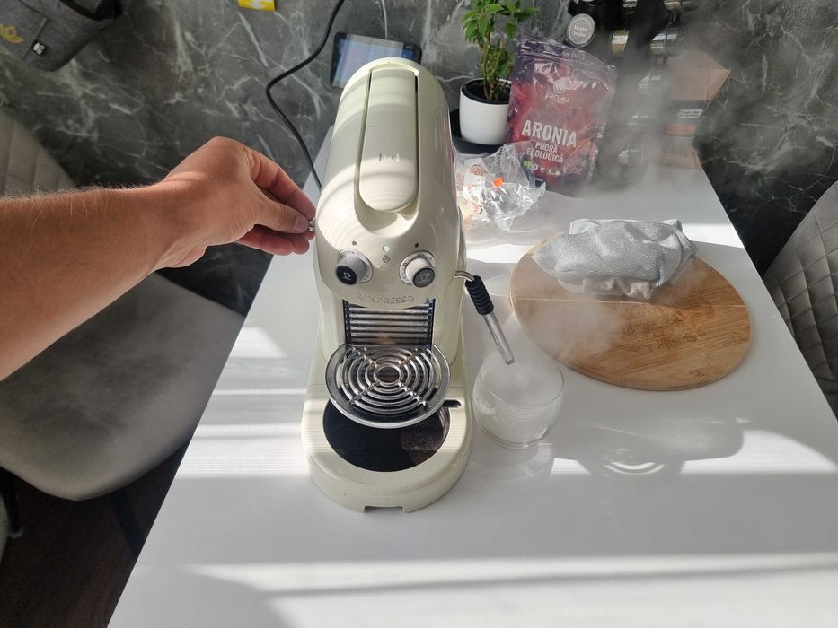 Nespresso Maestria Cofee and milk