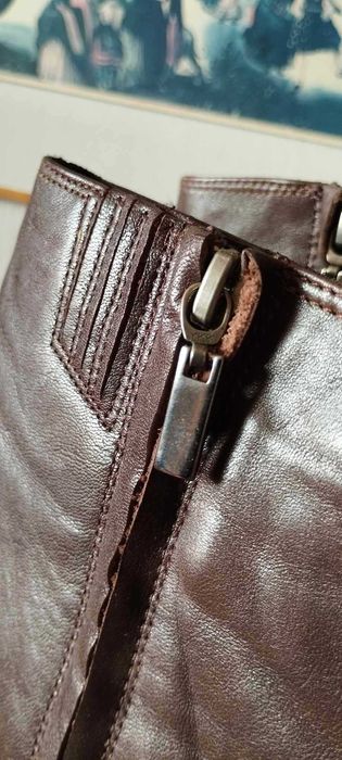 Дамски боти от естествена кожа, размер 39