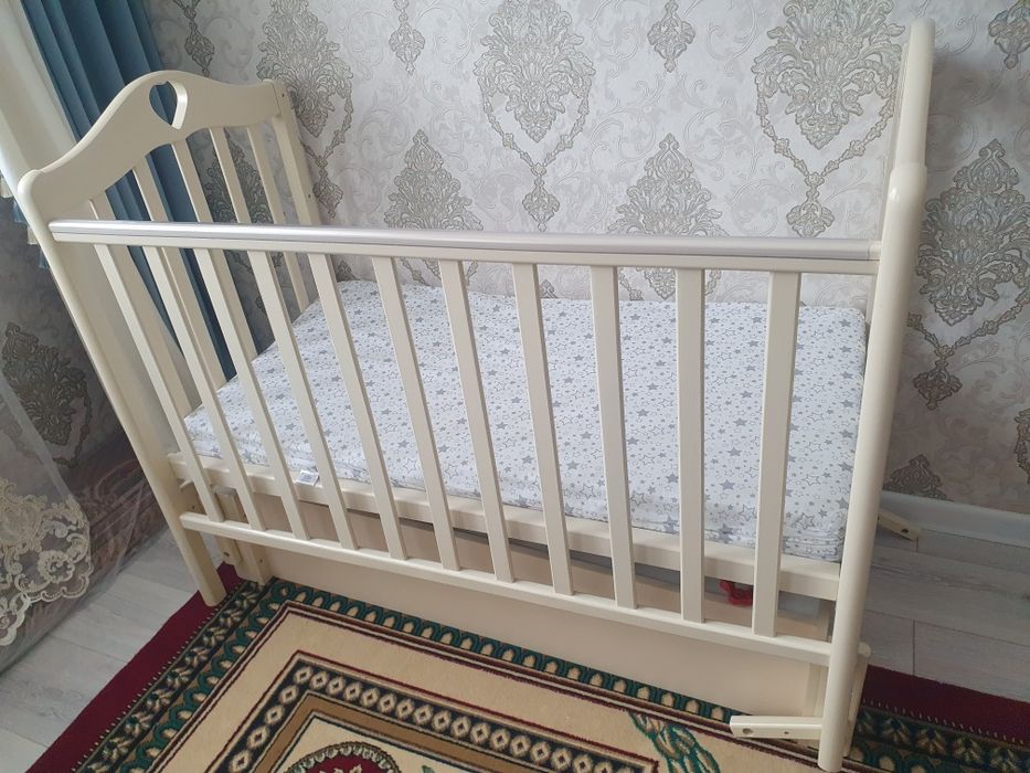 Детская кроватка Антел Каролина + матрас