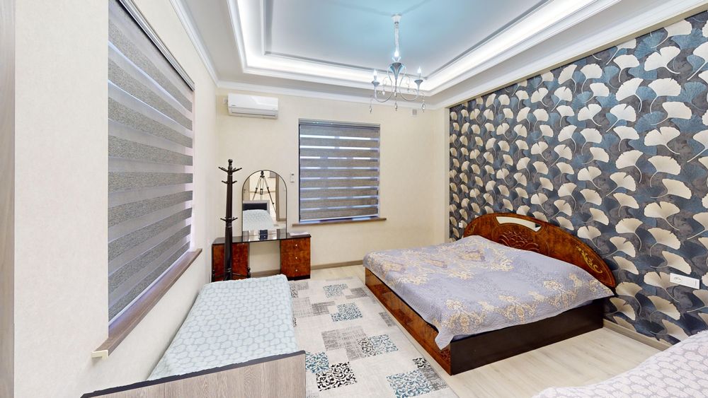 Просторная дача с тёплым бассейном, хаммамом и развлечениями