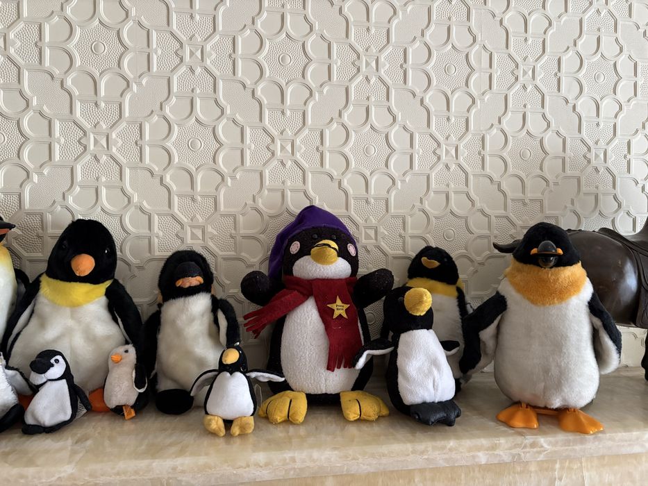 Игрушки коллекция пингвинов