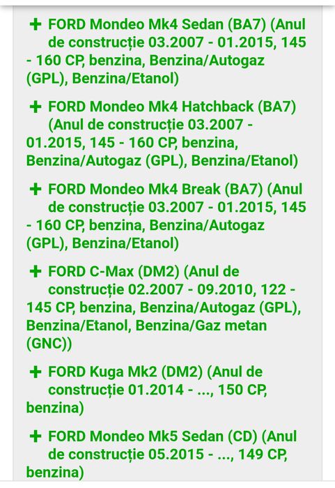 EGR   Stop Ford multimarca Mondeo Mazda Volvo