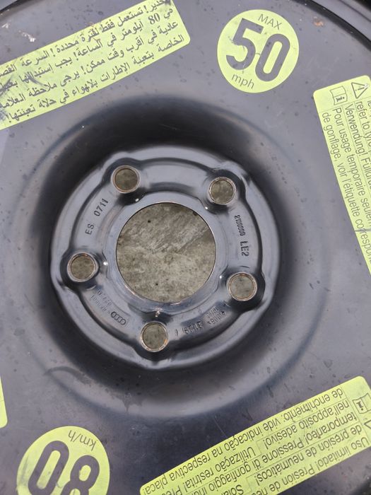 Rezervă Audi Slim Continental 125/70 R19