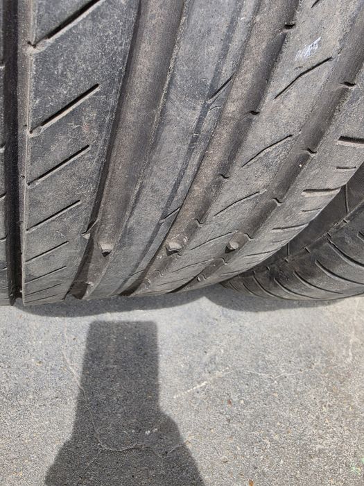 4 бр. летни гуми 225/50/17 Continental AO DOT 2x1821 2x0919 4-5 mm