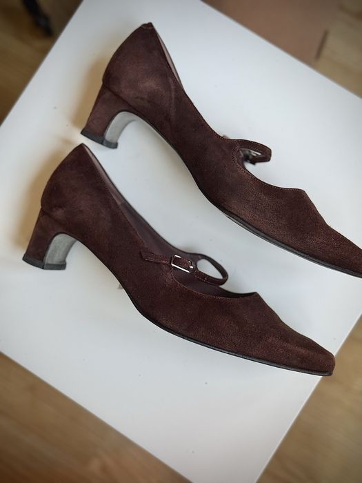 Y2K дамски обувки от велур