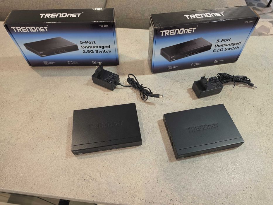 Мрежов суич (комутатор) TRENDnet TEG-S350, Unmanaged Switch 5-Port 2.5 Gbit, 5-Port 2.5GBASE-T в Гаранция