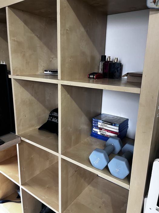 Etajera gen dulap cu birou integrat Ikea