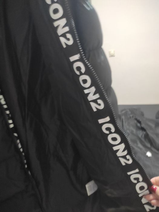 Черно мъжко дълго яке