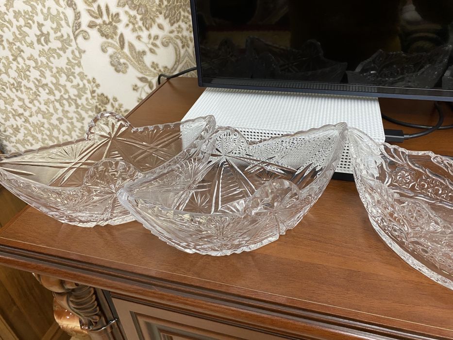 Лодочки хрусталь