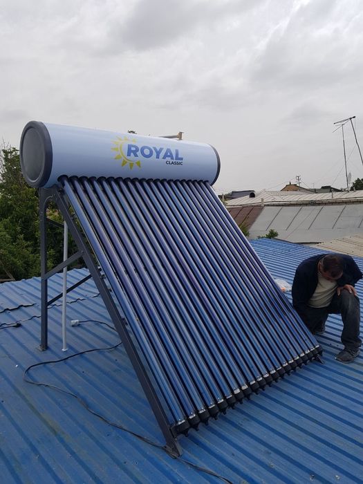 Quyosh suv isitish moslamalarini ustanofka mantaj qilish.