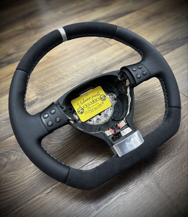 Volan piele Nappa Tesit VW Golf 5, Passat B6,Touran, Jetta,Tiguan