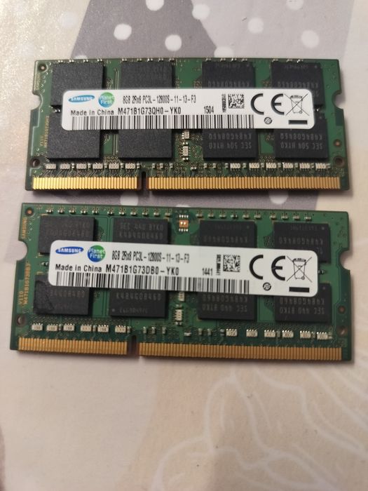 Vând rami DDR3 2×8gb
