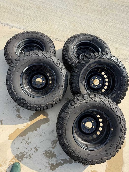 5 x Jante Mercedes Sprinter cu anvelope BF GOODRICH LT245/75 R16