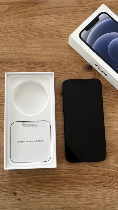 Смартфон APPLE IPHONE 12 BLACK 6.10 ", 256 GB, RAM 4 GB, 12+12 MP, 5G