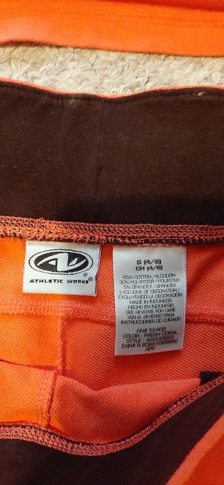 Set sport portocaliu USA marimea S Athelic Works